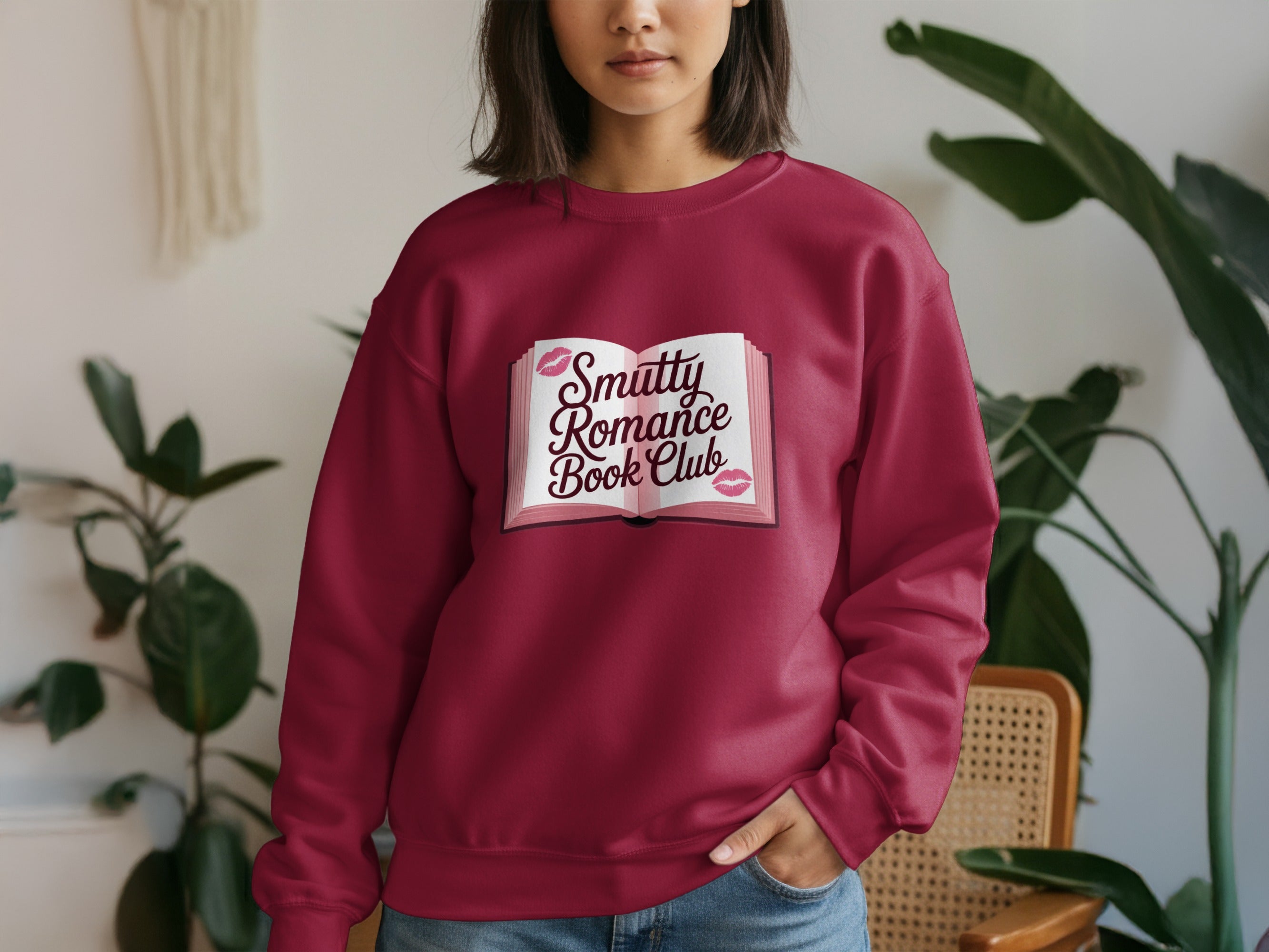 Smutty Romance Book Club Graphic Sweatshirt product type