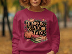 Pumpkins and Plot Twists Cozy Sweatshirt product type