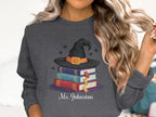 Whimsical Witch Hat Stack of Books Shirt product