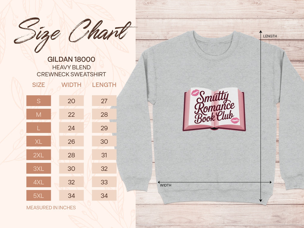 Smutty Romance Book Club Heavy Blend Crewneck product