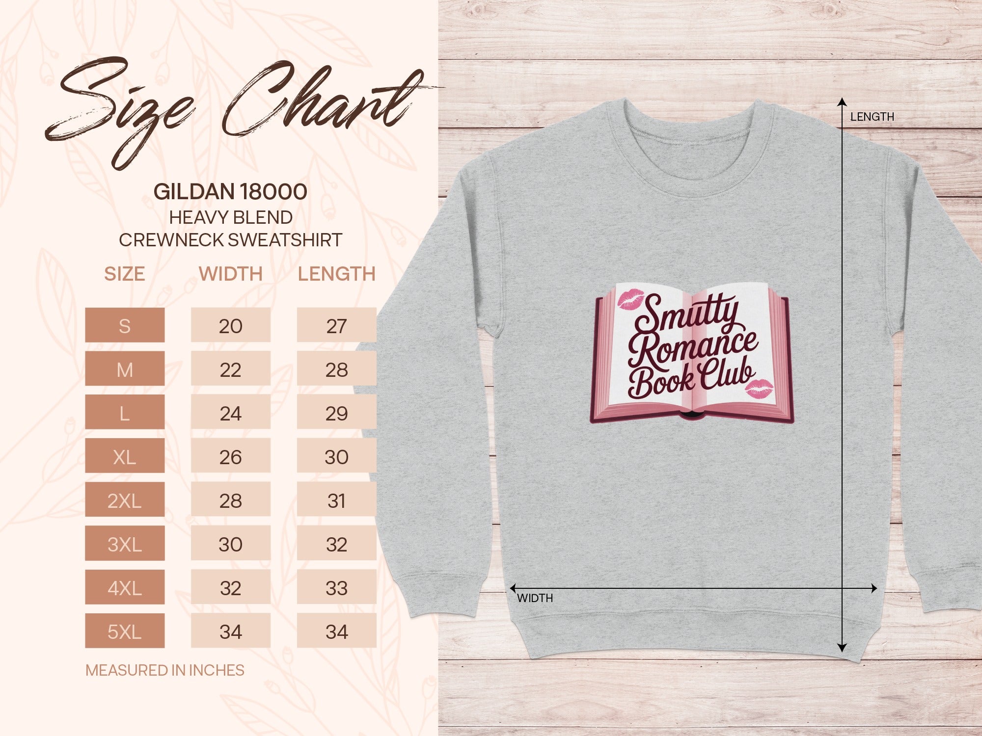 Smutty Romance Book Club Heavy Blend Crewneck product