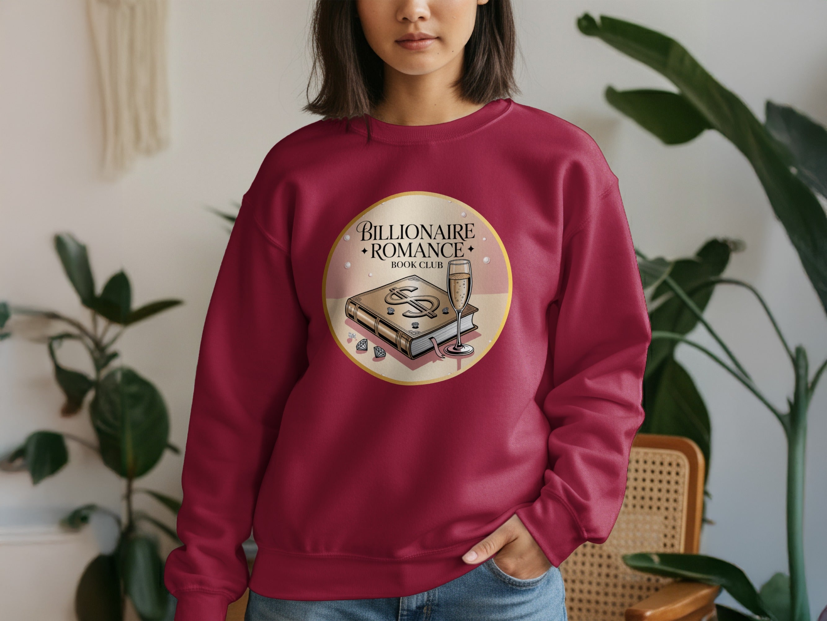 Billionaire Romance Book Club Graphic Sweatshirt product