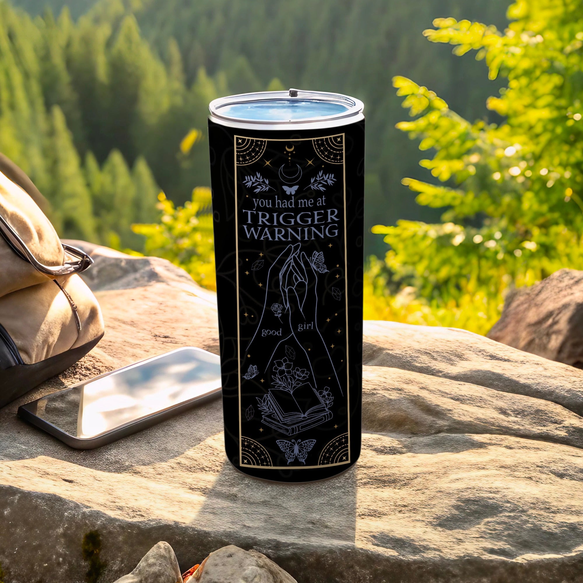 You had me at Trigger Warning good girl tumbler product