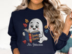 Cute Ghost Reading Spooky Stories Shirt product type