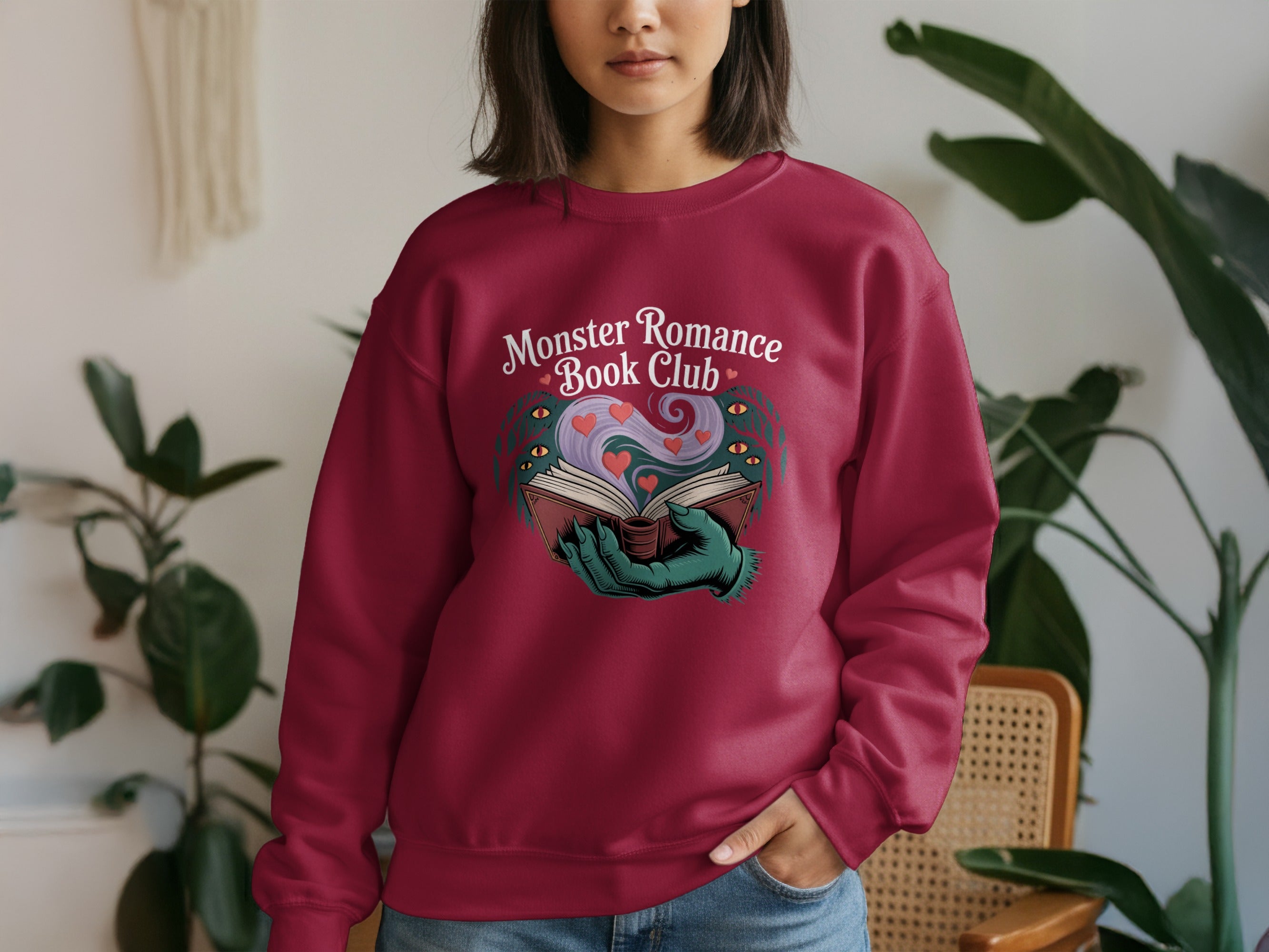 Monster Romance Book Club Graphic Sweater product