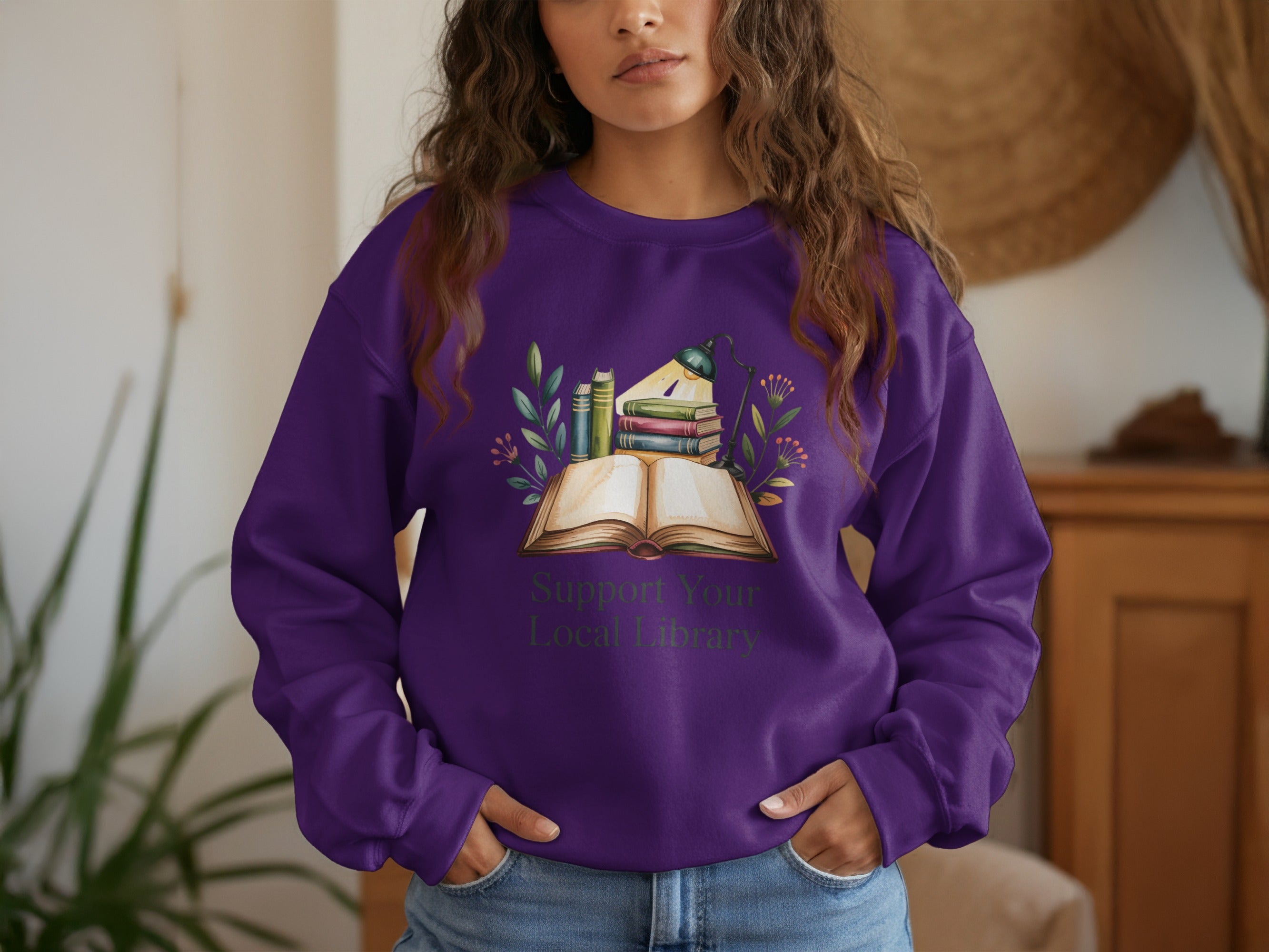 Support Your Local Library Graphic Sweatshirt product type