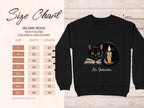 Black Cat with Book and Candle Graphic Sweatshirt product