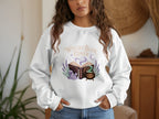 Witchy Book Coven Design White Sweatshirt product