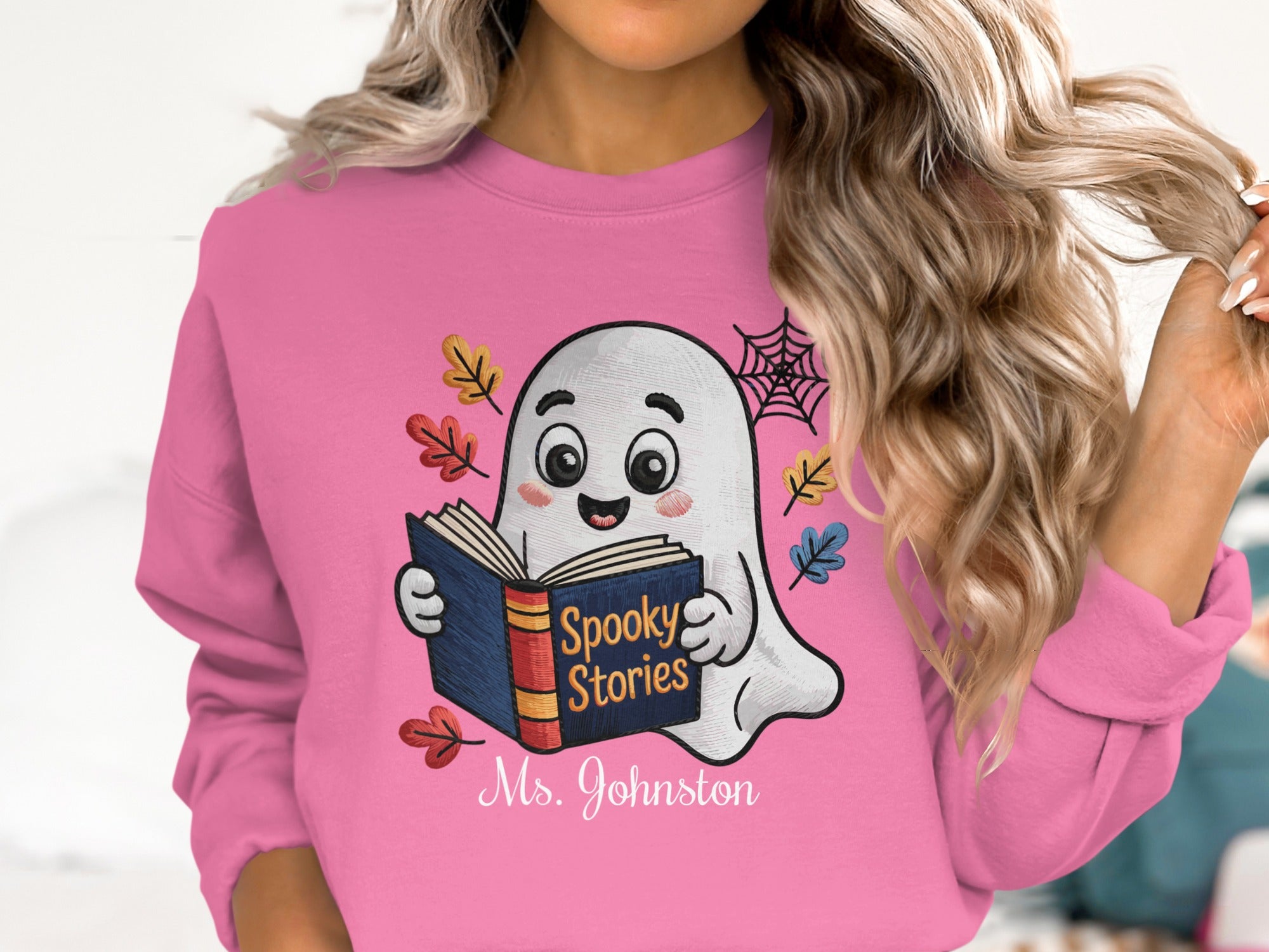 Spooky Stories Ghost Reading Halloween Themed product