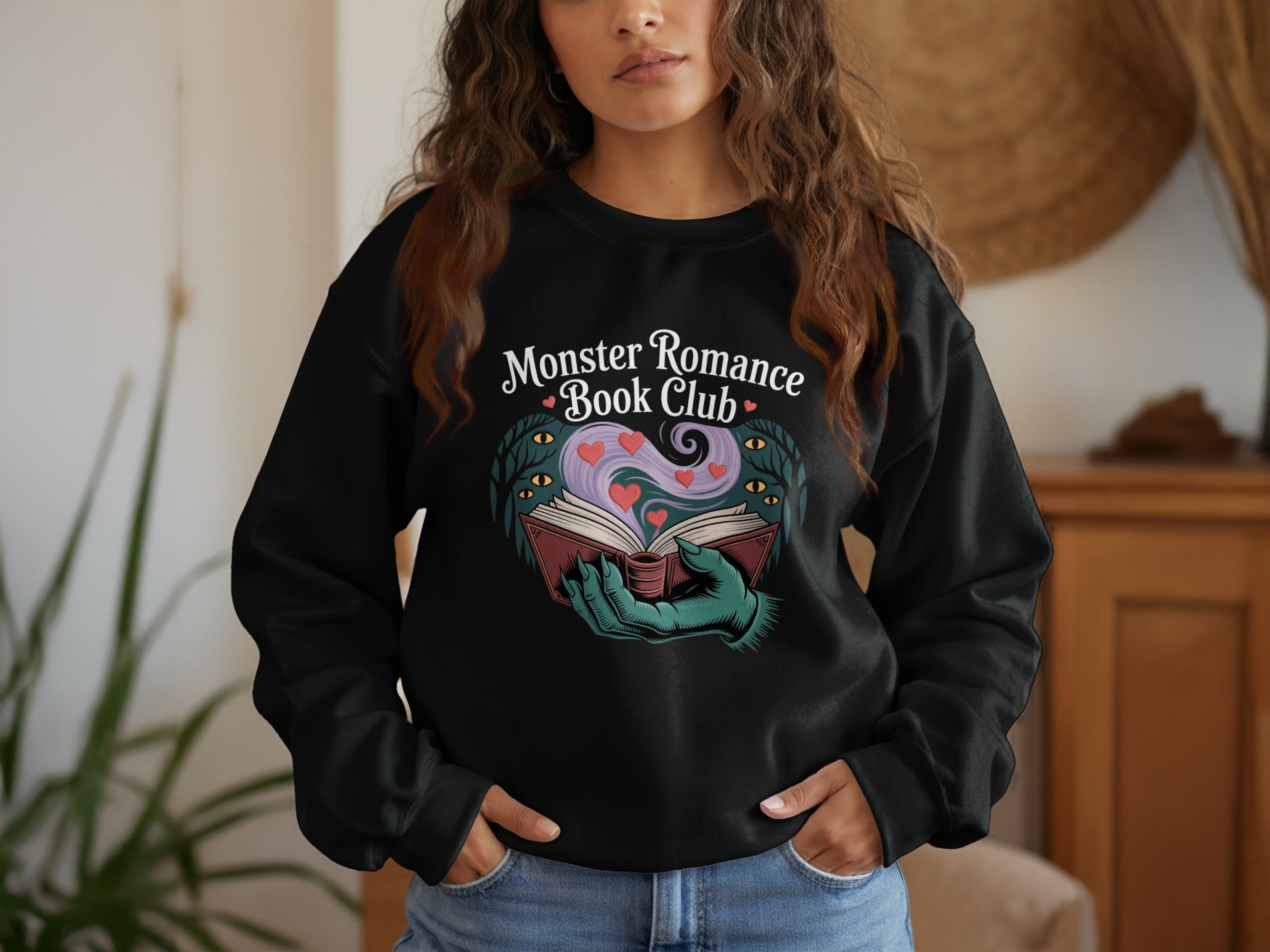 Monster Romance Book Club Graphic Sweatshirt product