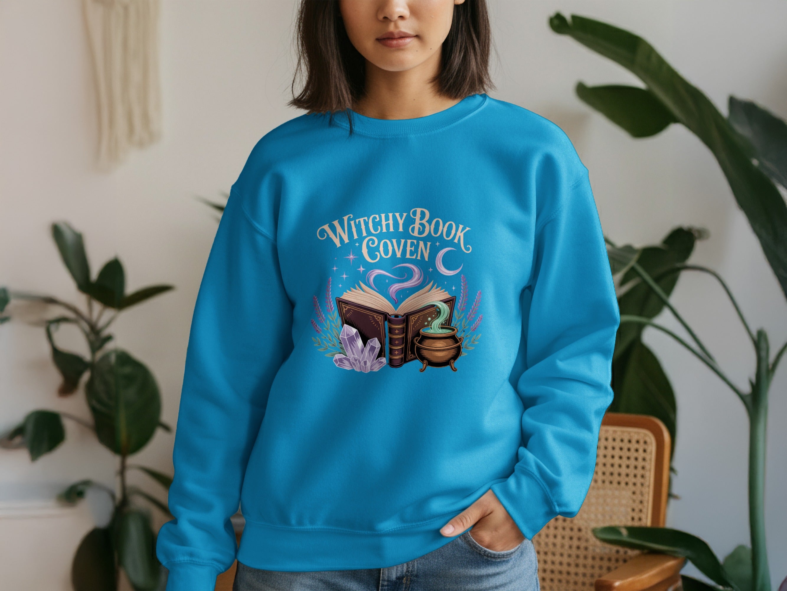 Witchy Book Coven Stylish Cozy Sweatshirt product