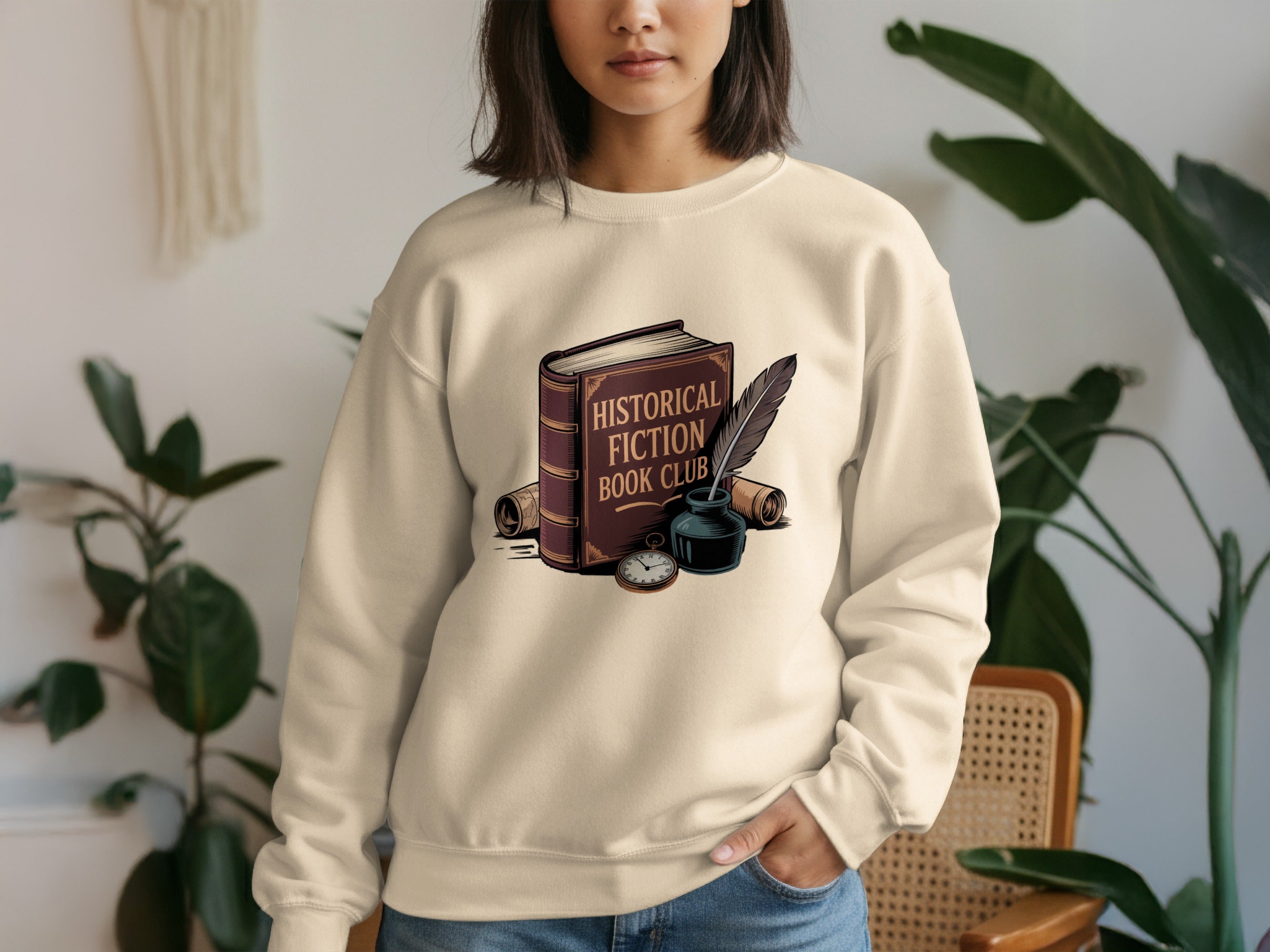 Historical Fiction Book Club Design Sweatshirt Product