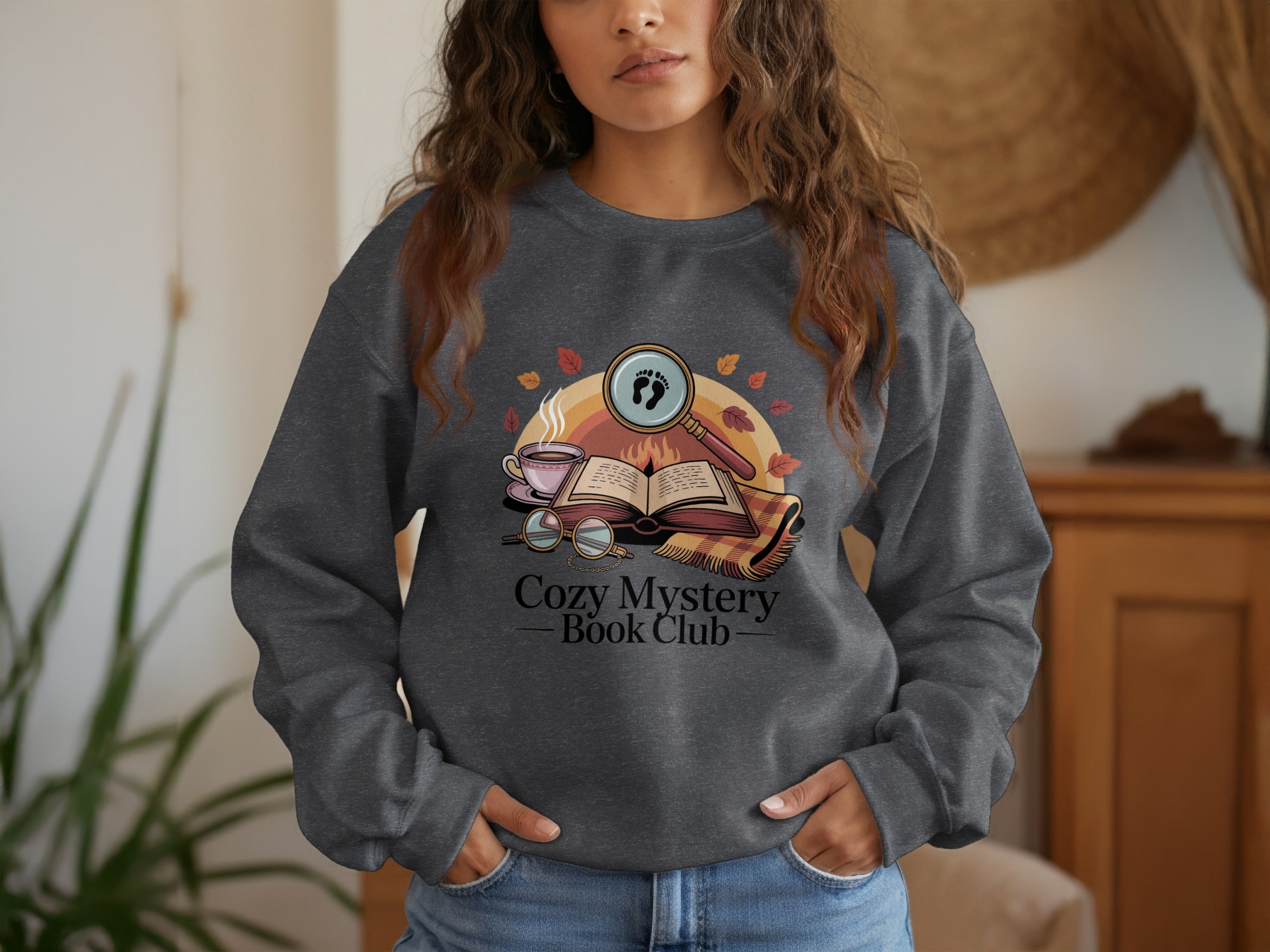 Cozy Mystery Book Club Graphic Sweatshirt product type