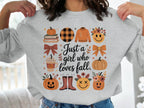 Just a Girl Who Loves Fall Design Sweatshirt product type