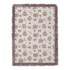 Festive Books Christmas Candy Canes Patterned Blanket product