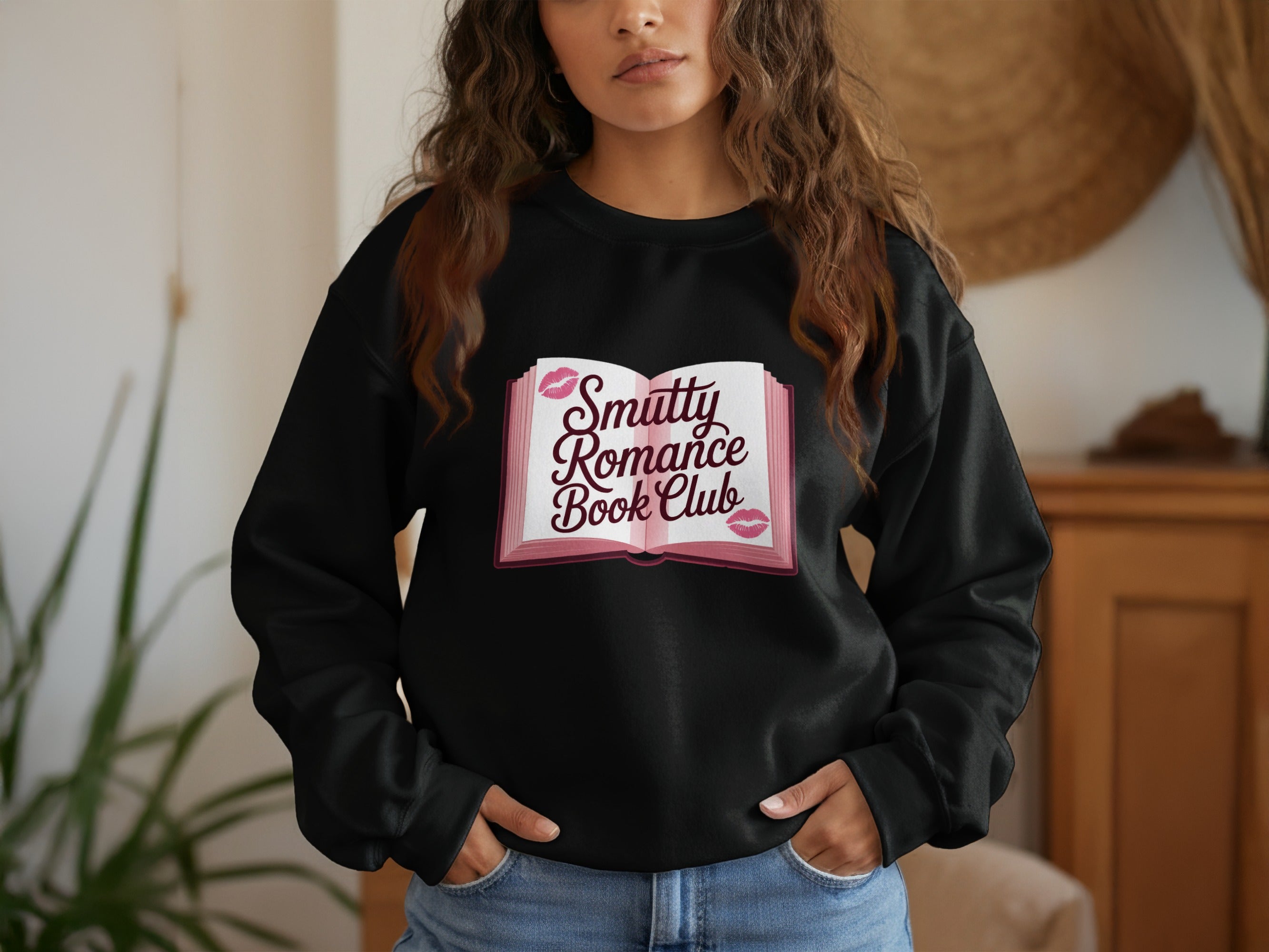 Smutty Romance Book Club Crewneck Sweatshirt product type