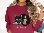 Personalized Ms. Johnston Cat Candle Sweatshirt product