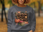 Pumpkins and Plot Twists Graphic Sweatshirt product type