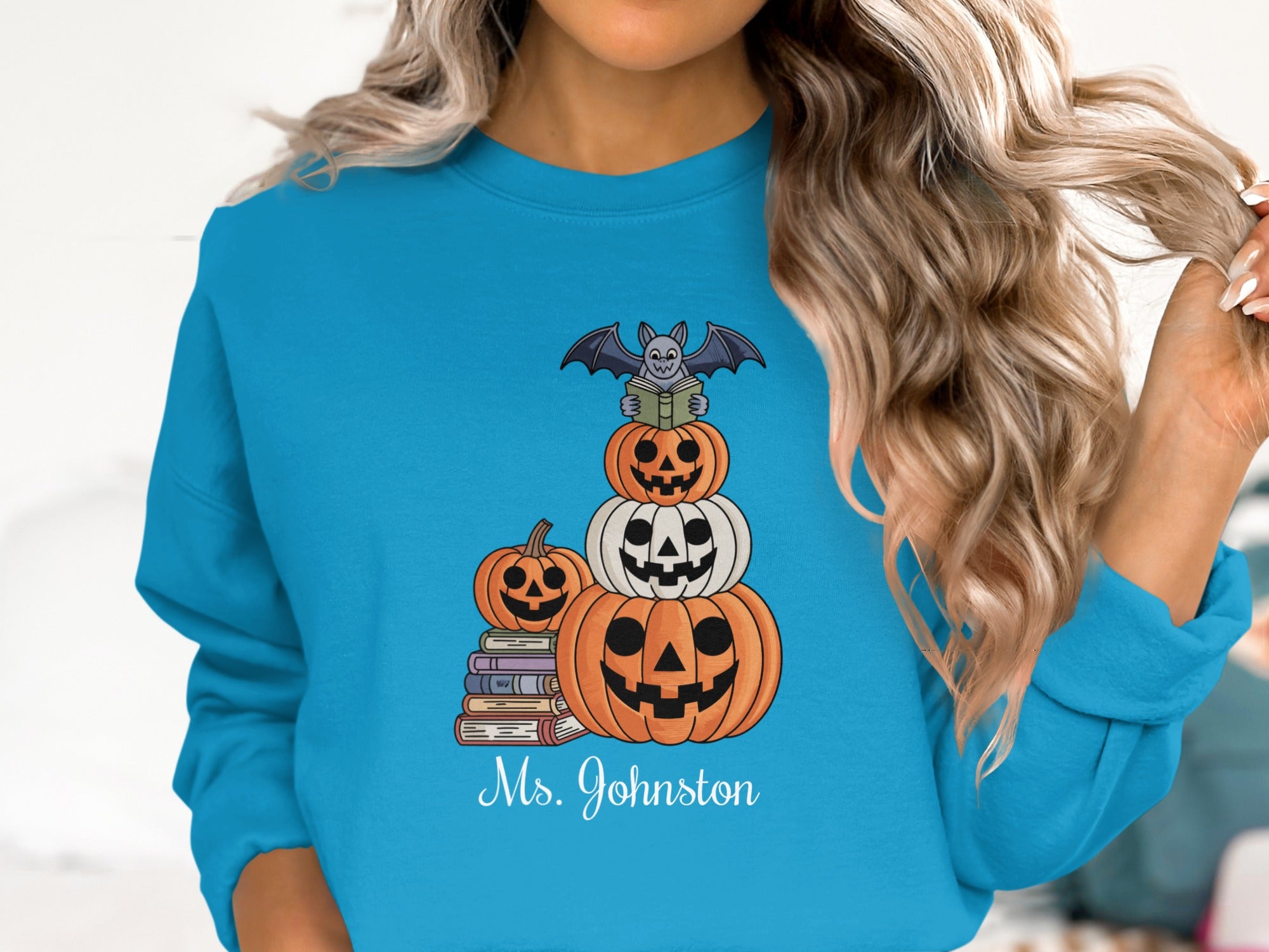 Personalized Halloween Themed Crewneck Sweatshirt product