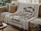 Festive Christmas Themed Throw Blanket Cozy Product