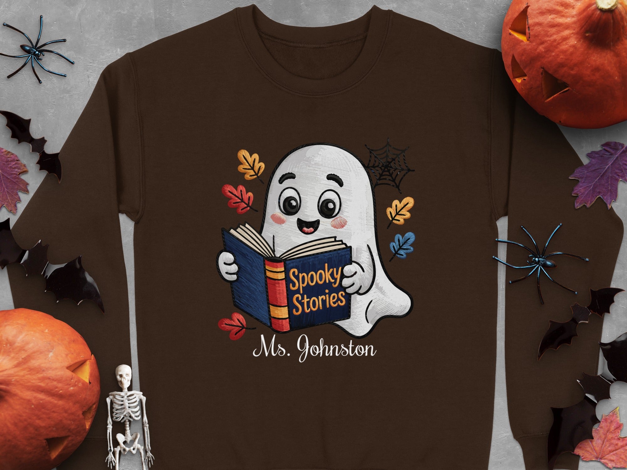 Spooky Stories Ghost Graphic Sweatshirt Halloween product