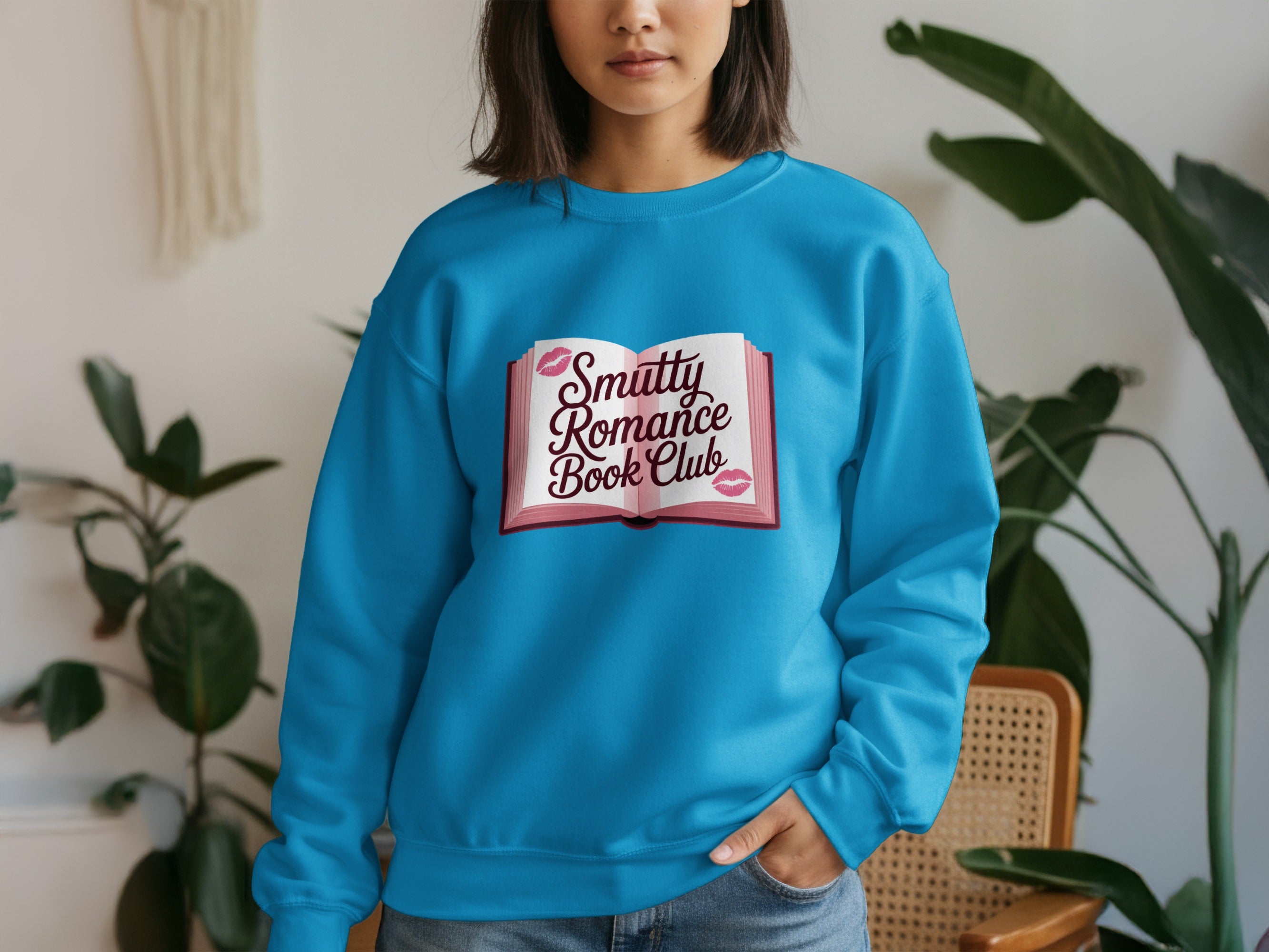 Smutty Romance Book Club Design Sweatshirt product type