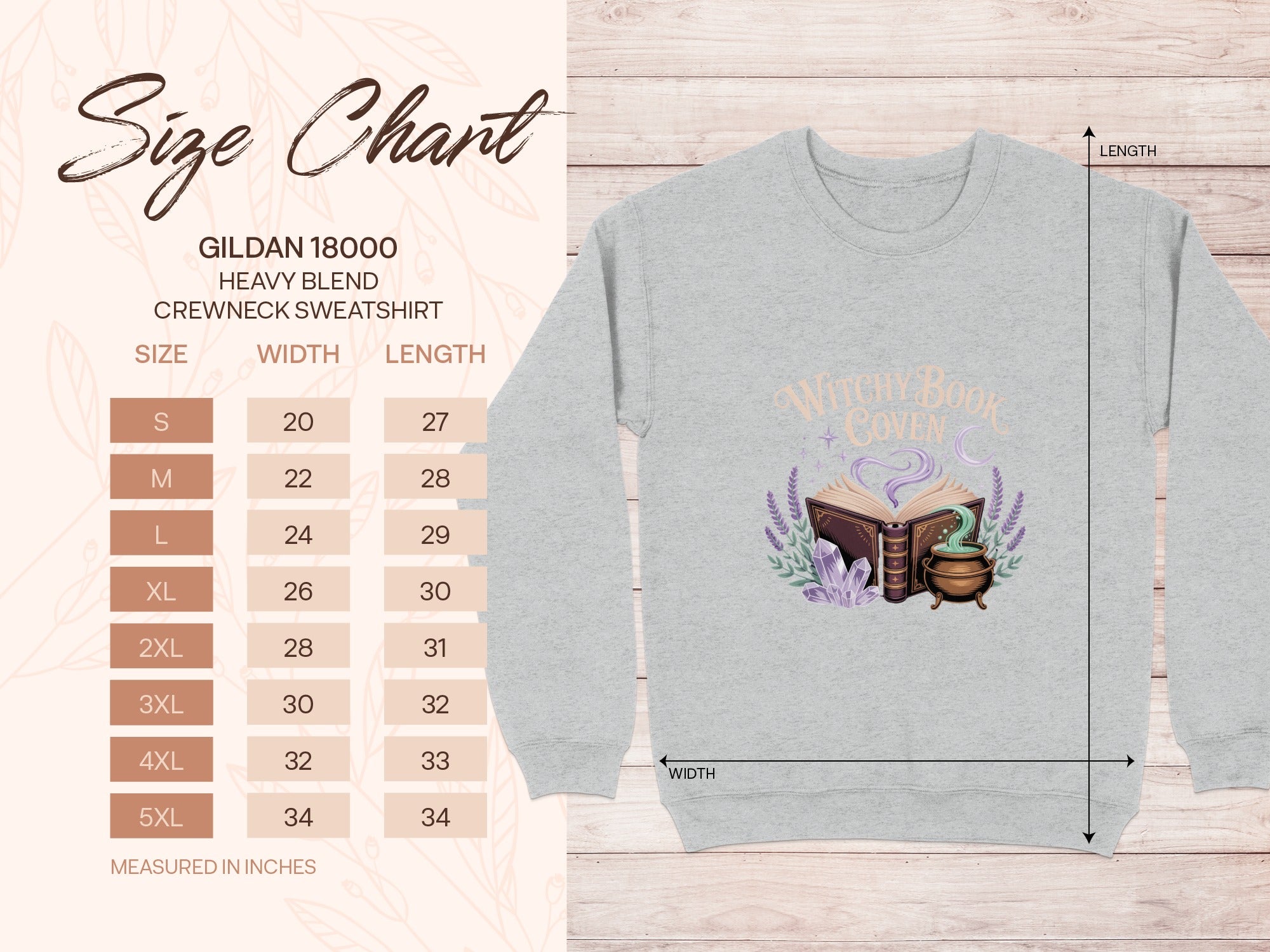Witchy Book Coven Graphic Crewneck Sweatshirt product