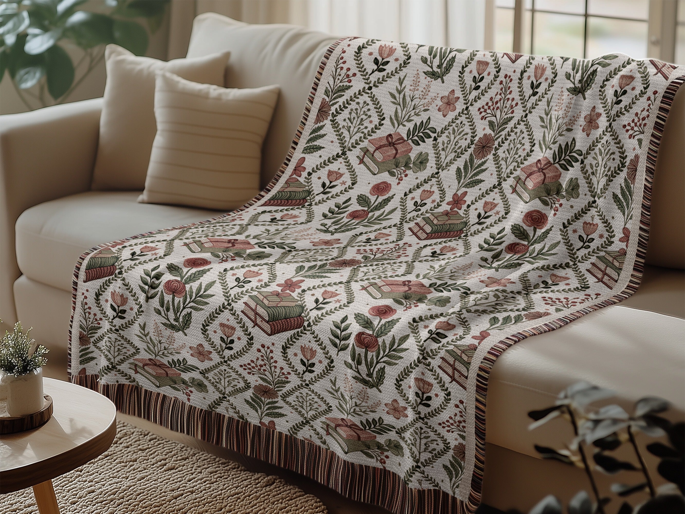 Floral Nature-Inspired Cozy Design for Blanket product