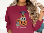 Halloween Pumpkin Bat Design Halloween Sweatshirt product type