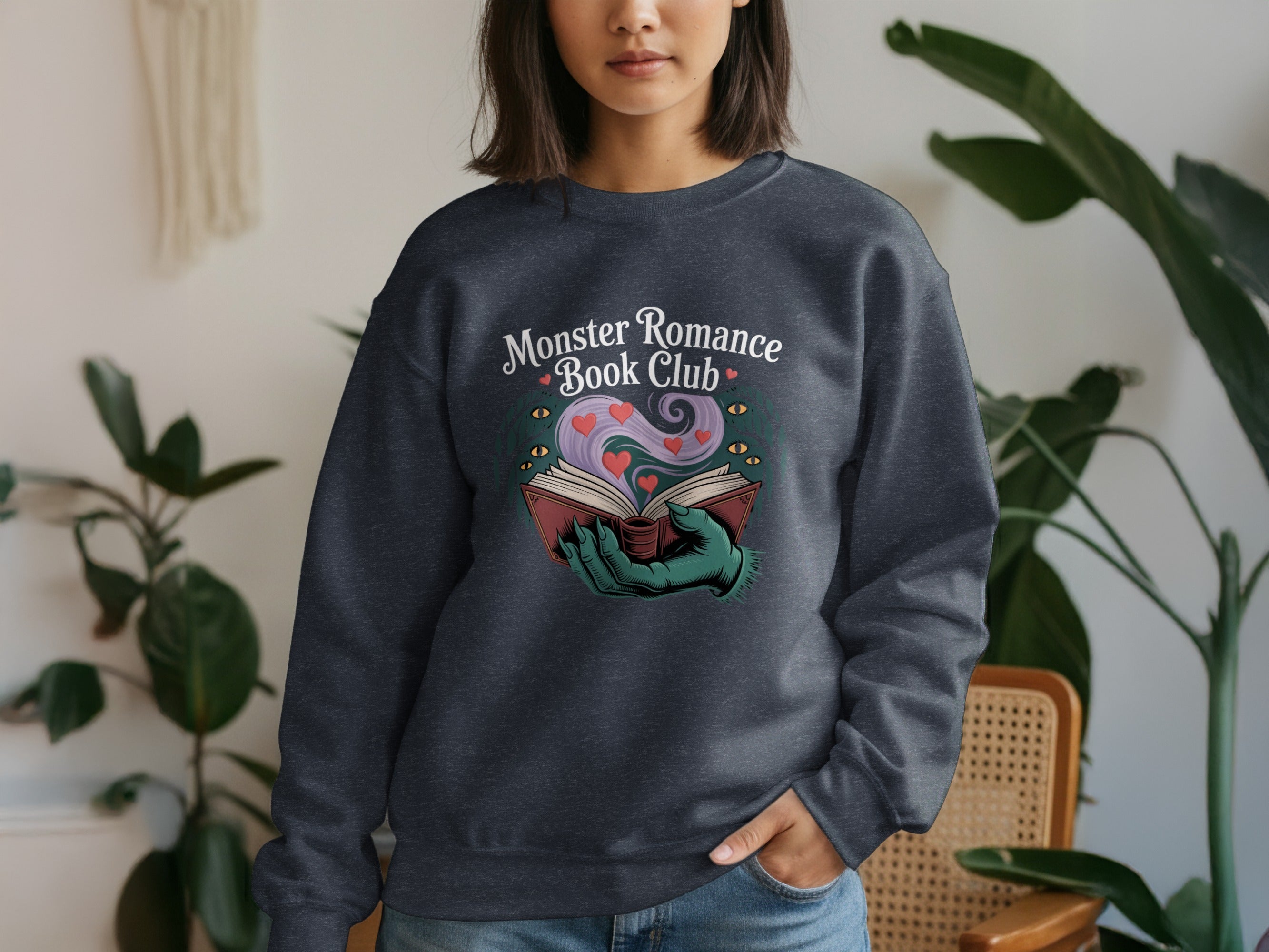 Monster Romance Book Club Graphic Sweatshirt product