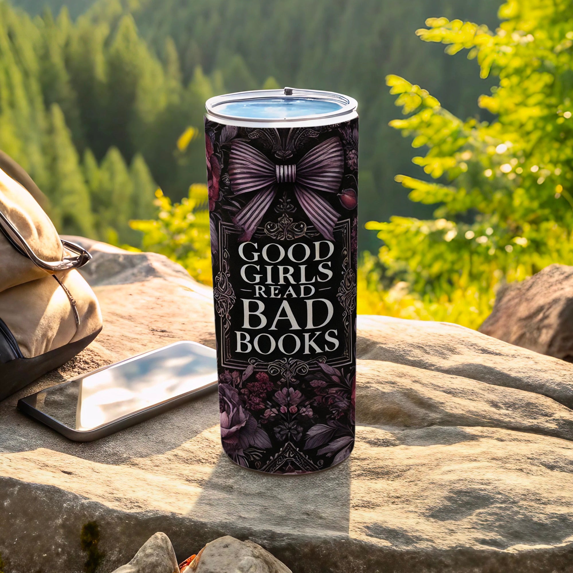 Good Girls Read Bad Books Tumbler Unique Drinkware Product