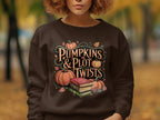 Pumpkins and Plot Twists Graphic Sweatshirt product