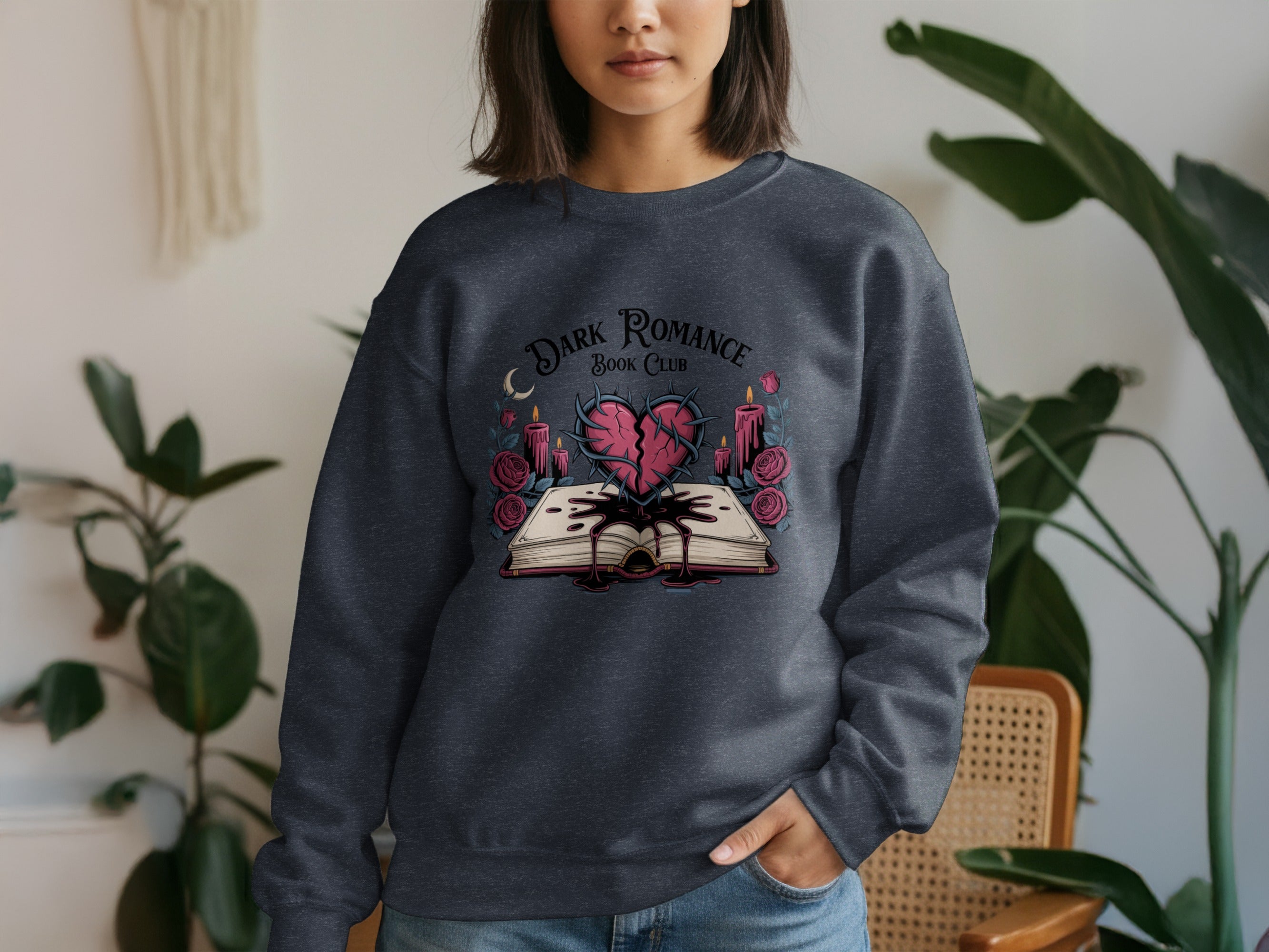 Dark Romance Book Club Graphic Sweatshirt product type