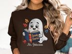 Spooky Stories Book Reading Ghost Novelty Sweatshirt Product