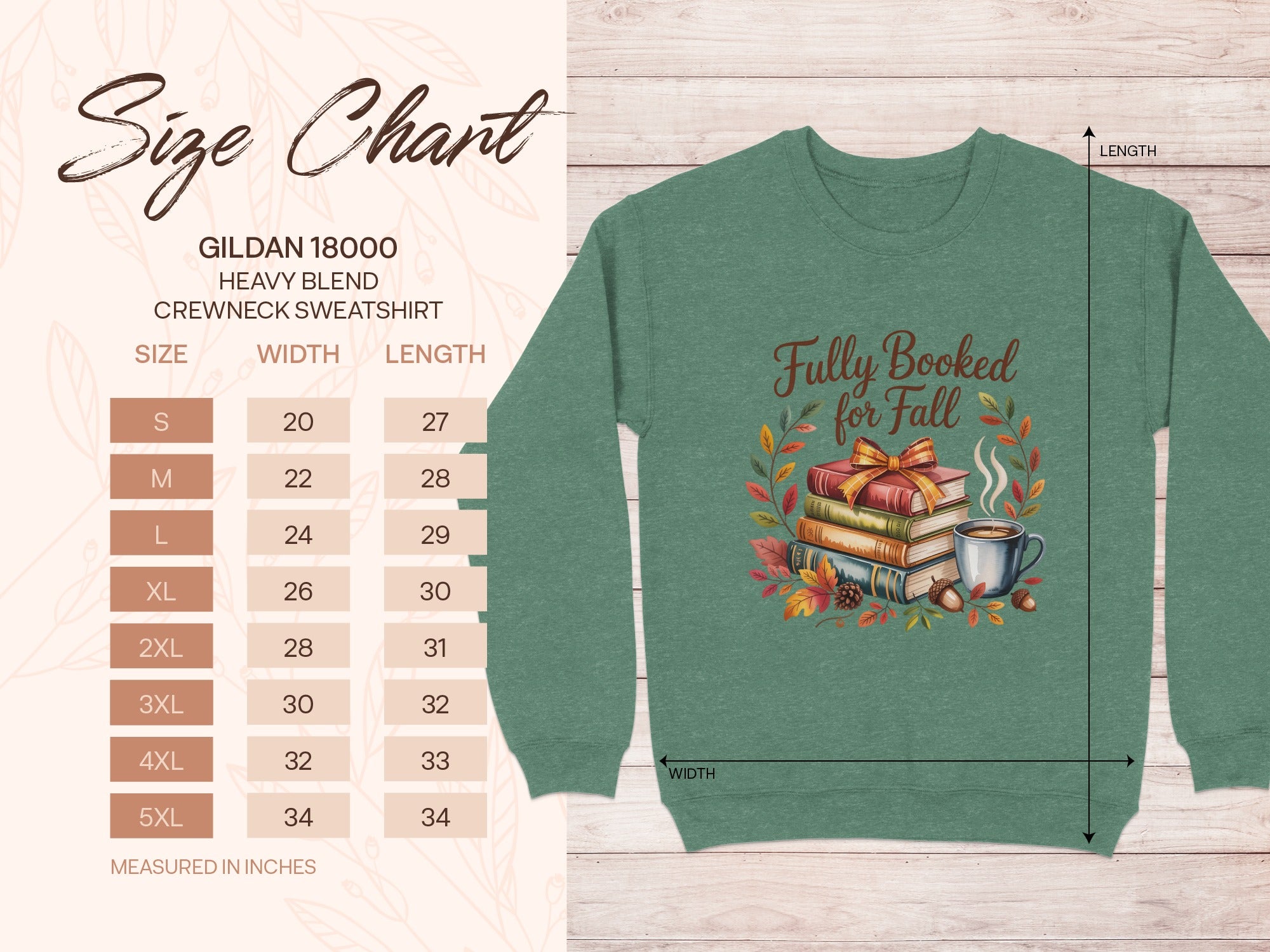 Fully Booked for Fall Crewneck Sweatshirt product type