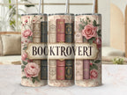 Booktrovert Floral Books Design Tumbler product