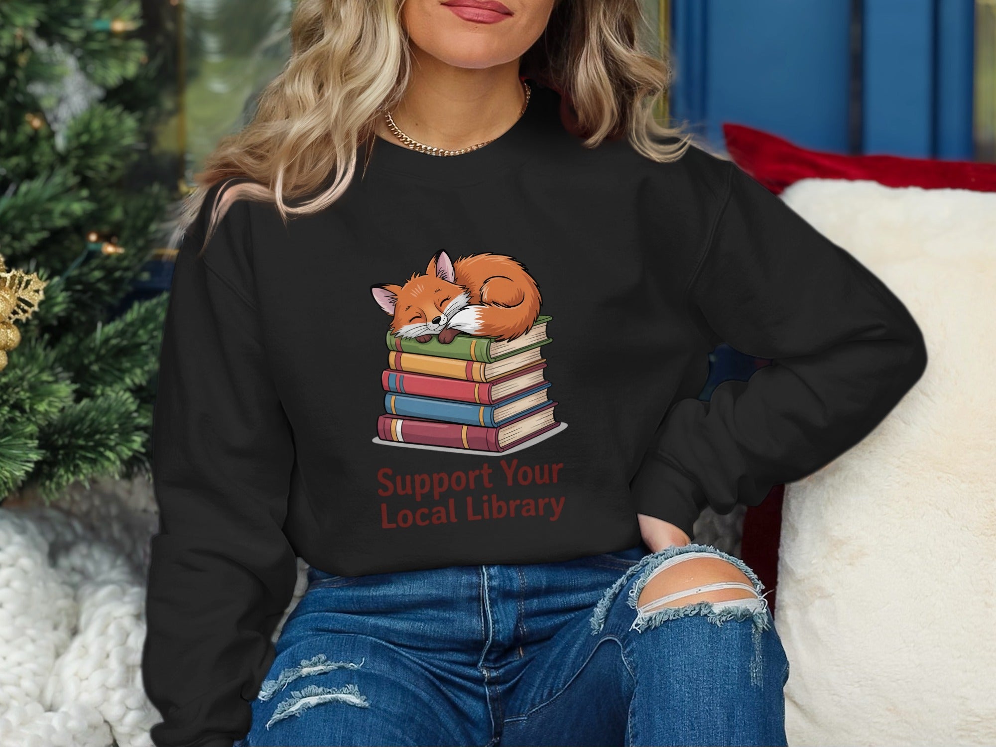 Support Your Local Library Sweatshirt product