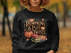 Pumpkins and Plot Twists Graphic Sweatshirt product