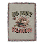 Go Away I'm Reading Decorative Throw Blanket product type