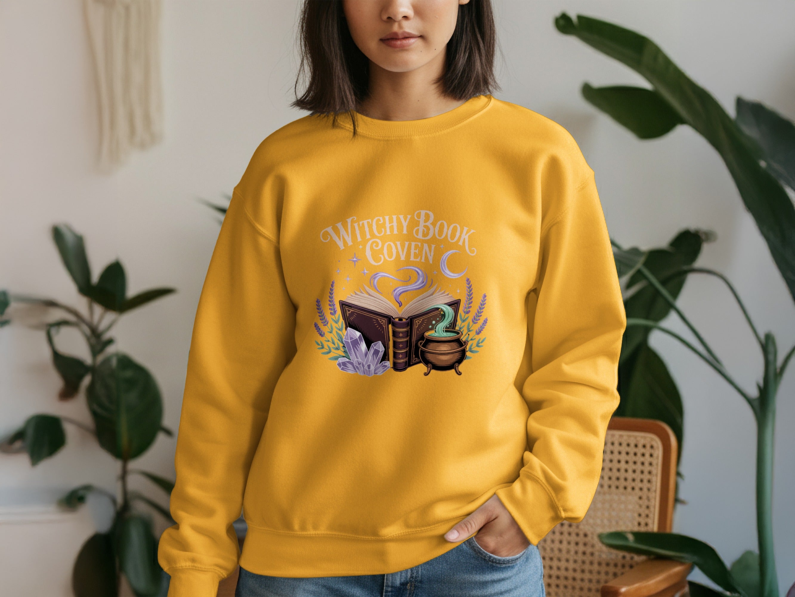 Witchy Book Coven Illustrated Sweatshirt product