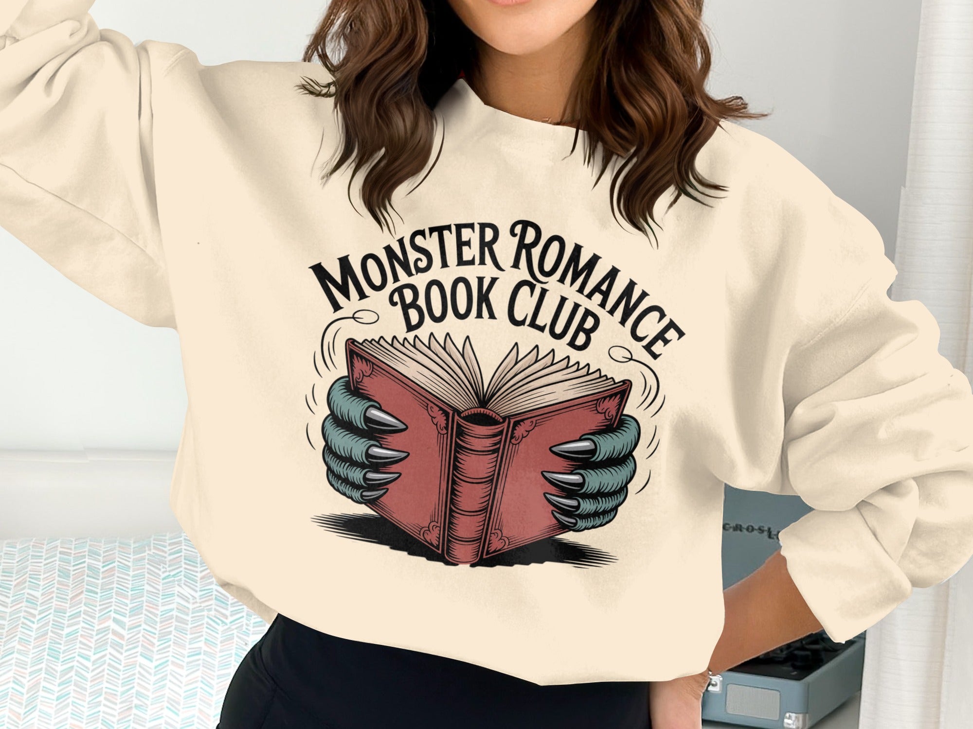 Monster Romance Book Club Graphic Sweatshirt product