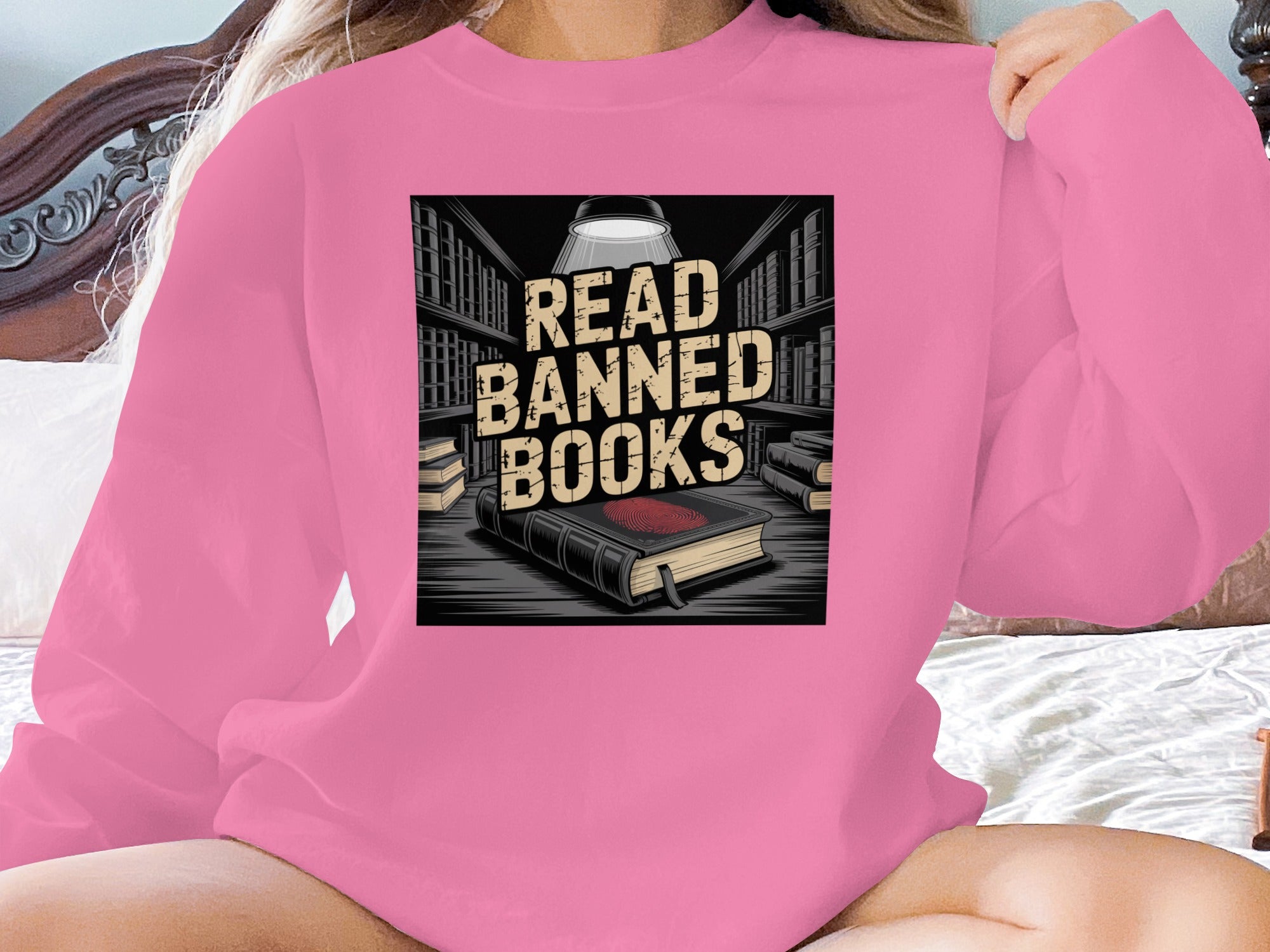 Stylish Read Banned Books Graphic Sweatshirt product