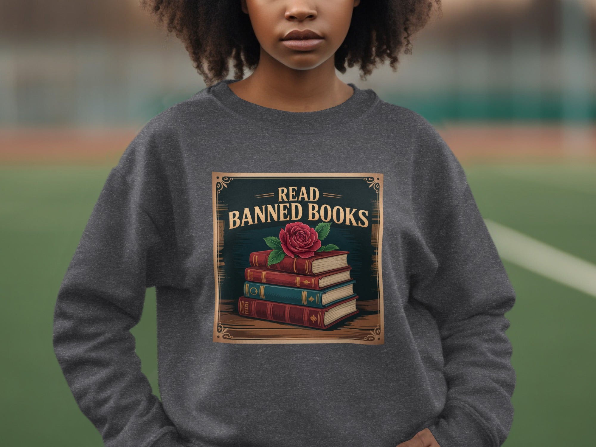 Read Banned Books Graphic Unisex Sweatshirt product type