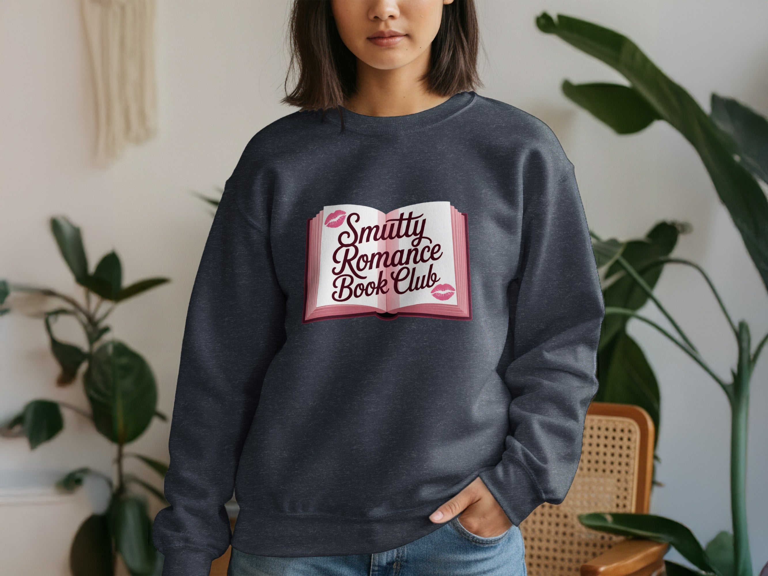 Smutty Romance Book Club Graphic Sweatshirt product type