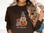 Halloween Themed Pumpkins and Bats Sweatshirt product