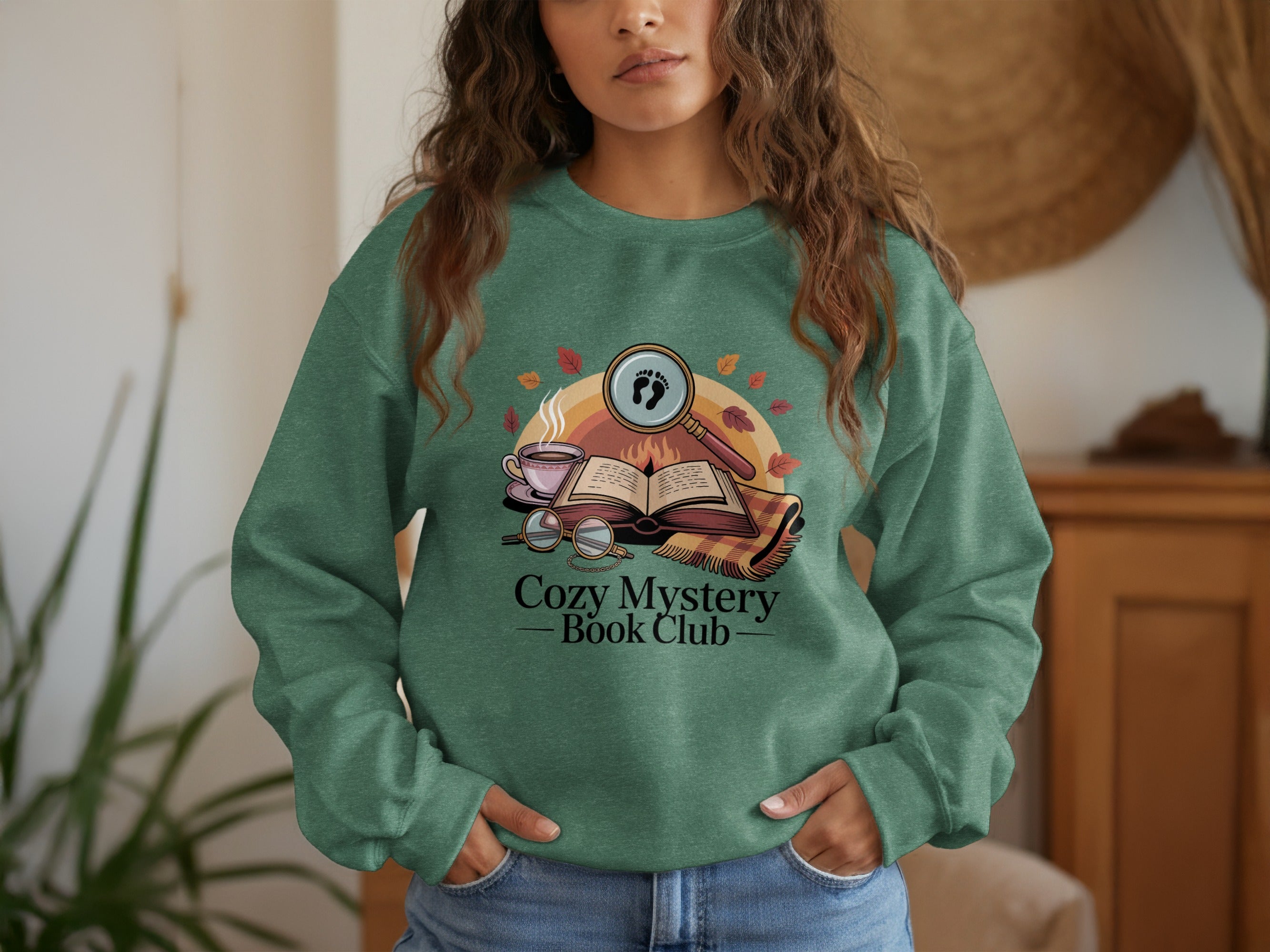 Cozy Mystery Book Club Graphic Sweatshirt product type