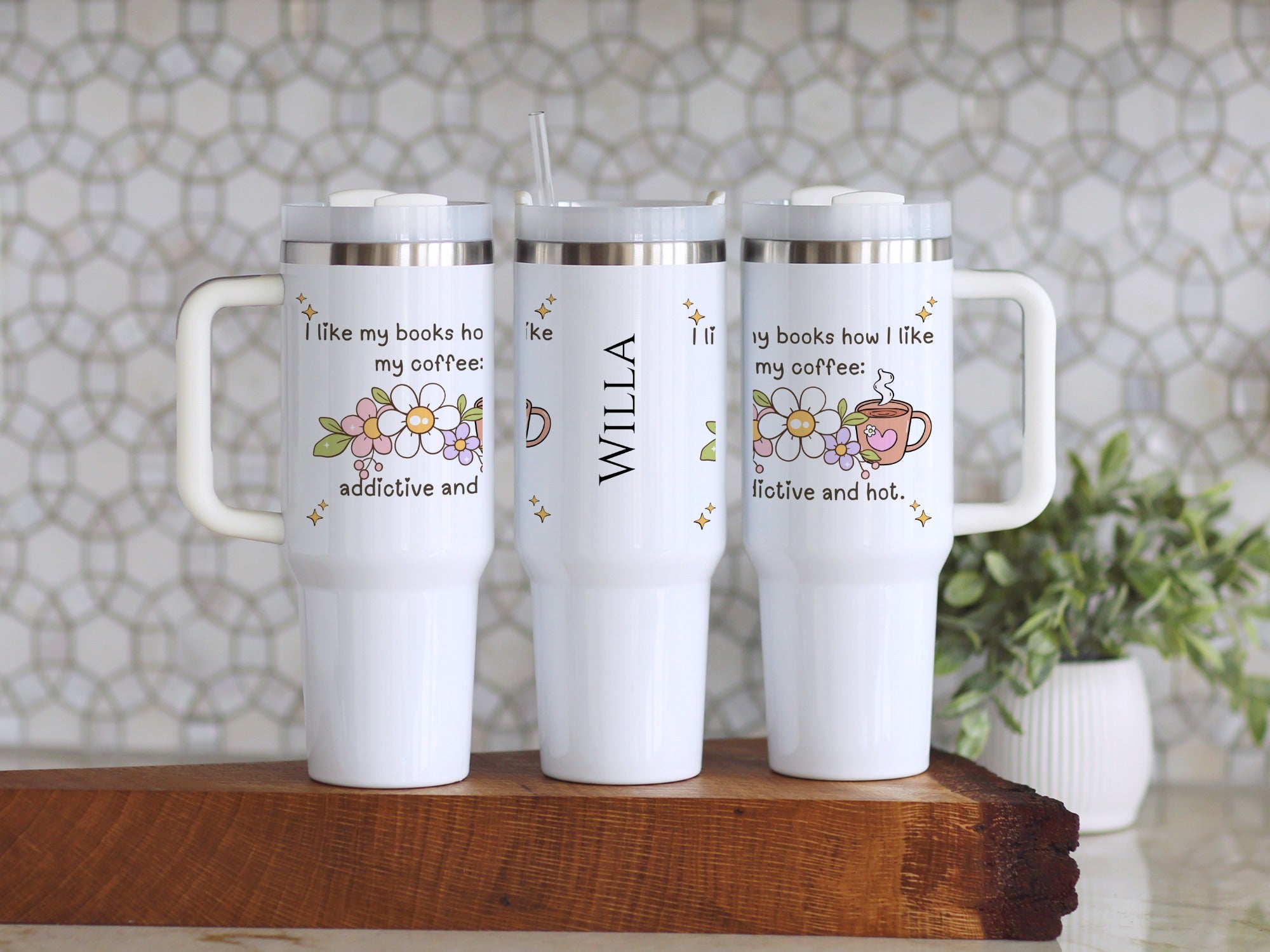 I Like My Books How I Like My Coffee Travel Mug product