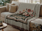Reading is My Therapy Floral Blanket product