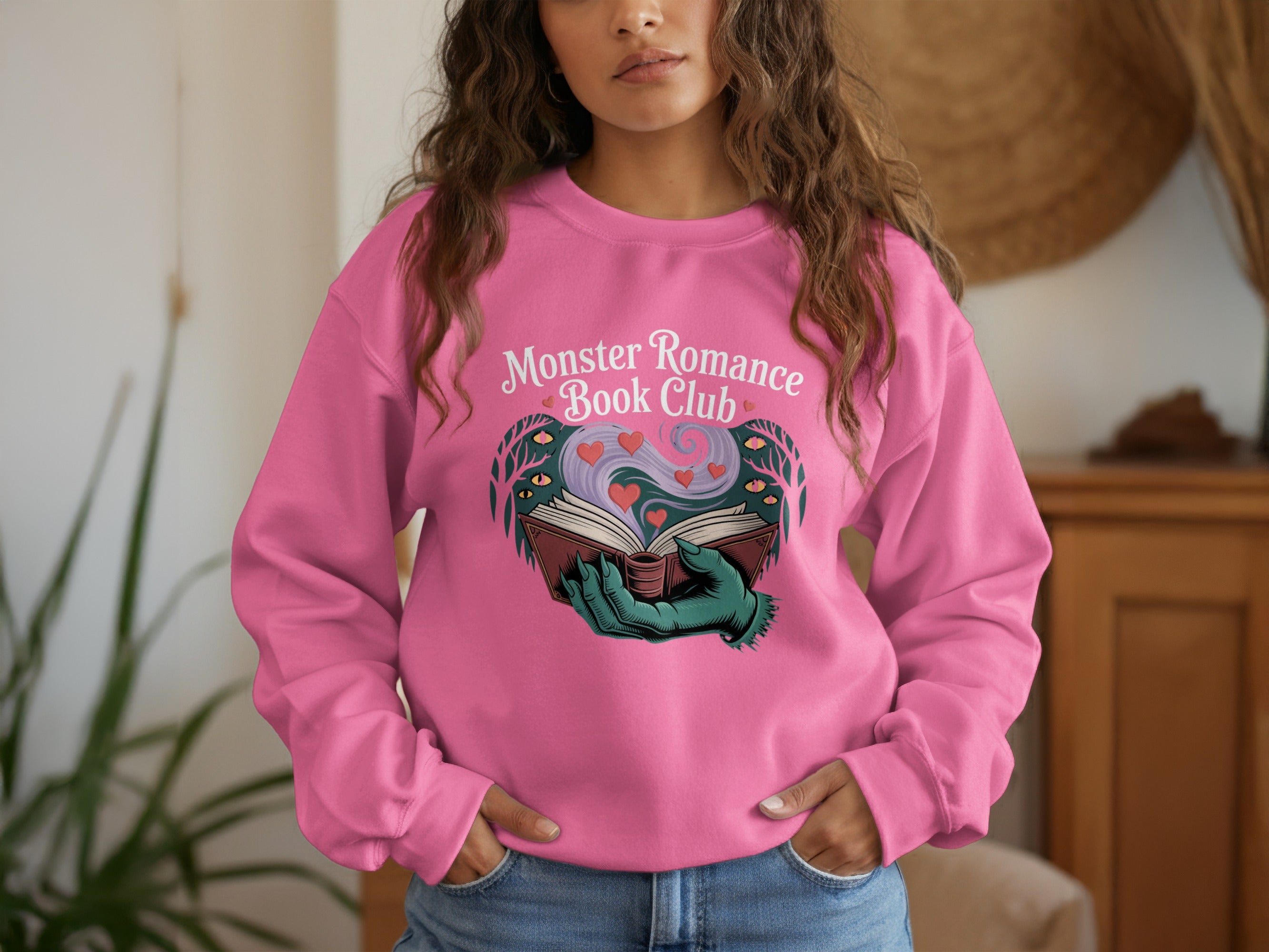 Monster Romance Book Club Graphic Sweatshirt product