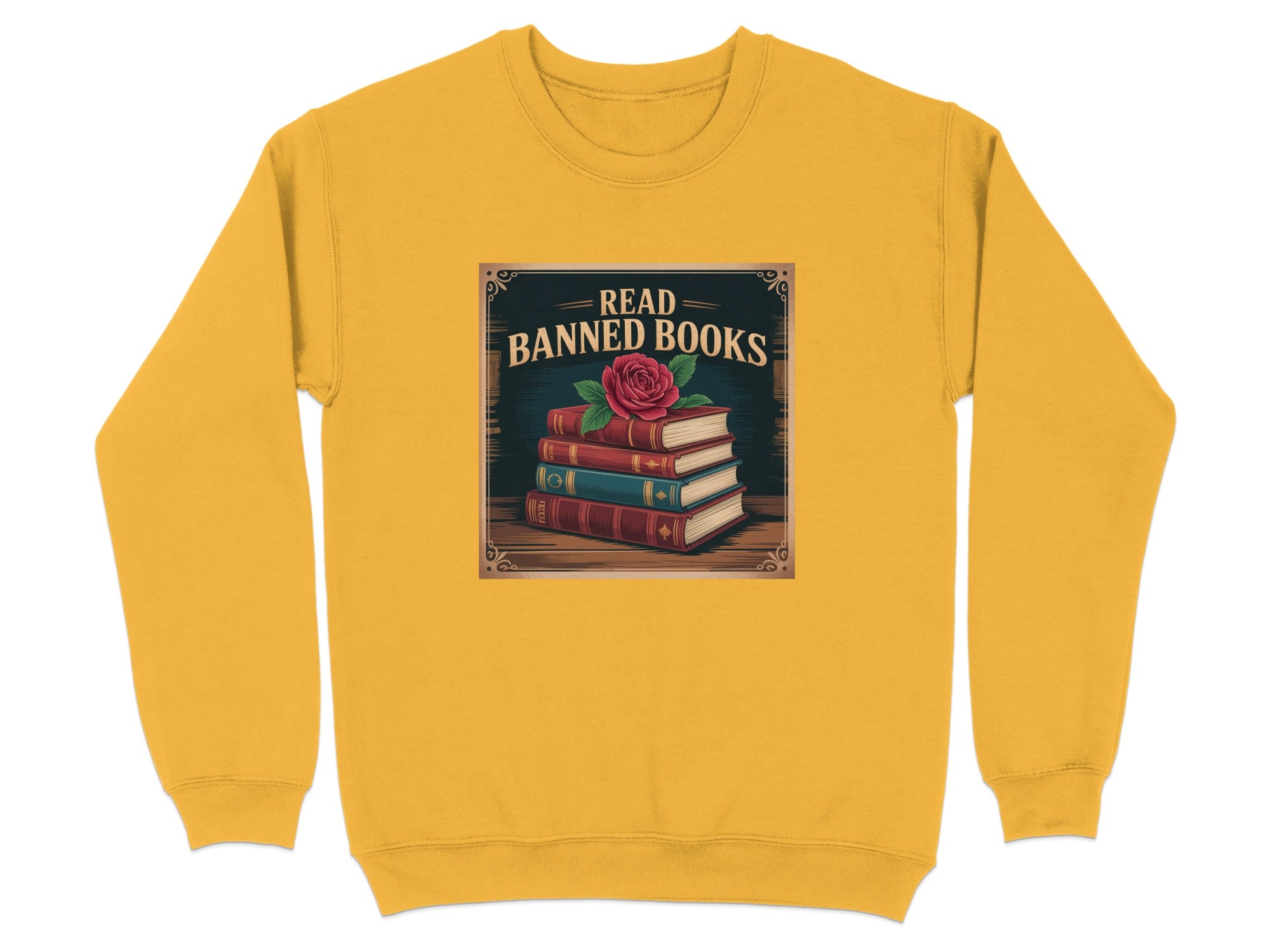 Read Banned Books Rose Design Sweatshirt Product